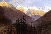 Sunrise at Glacier Station Albert Bierstadt